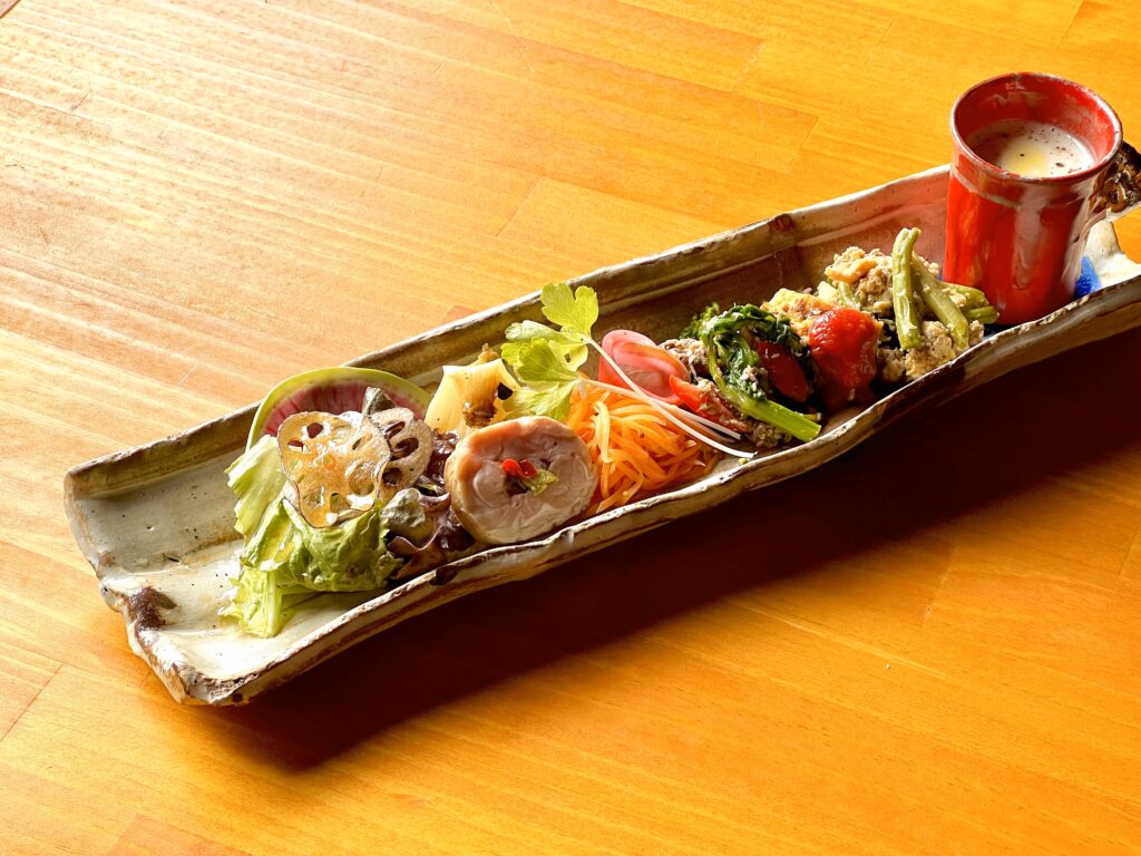 ランチにつく前菜