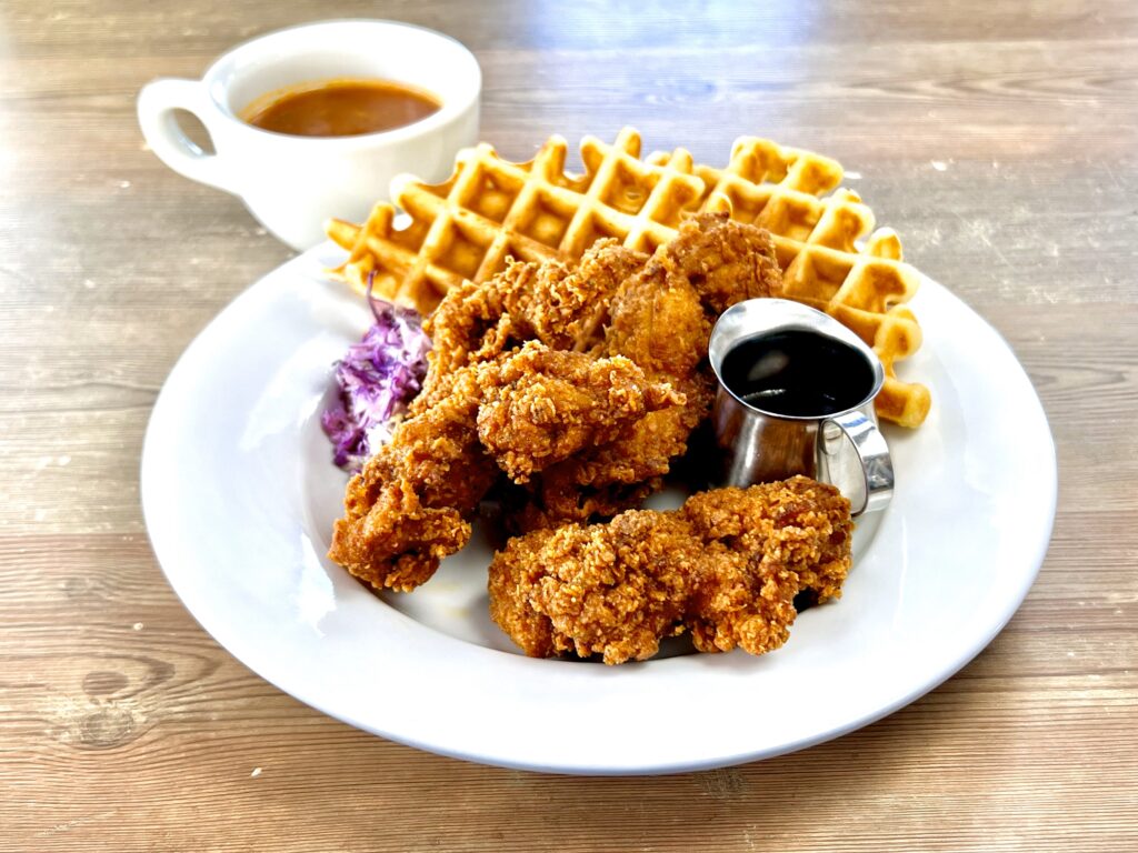 チキン＆ワッフルプレート